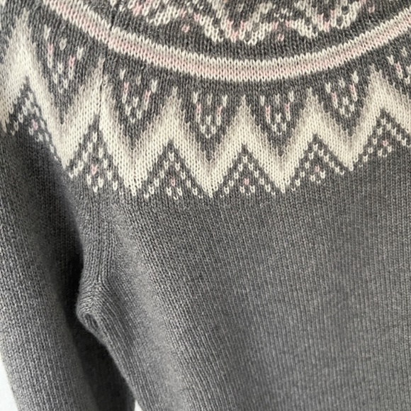 NWOT Brook brothers fair isle sweater gray size XS - Picture 3 of 6